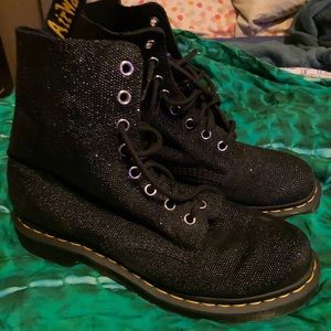 Super cool shiny Doc Martens!